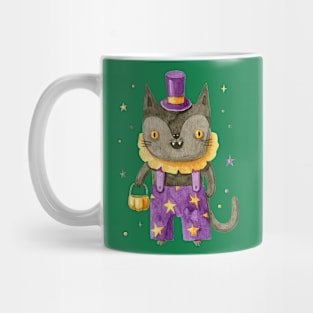 Watercolor Halloween Cat Mug